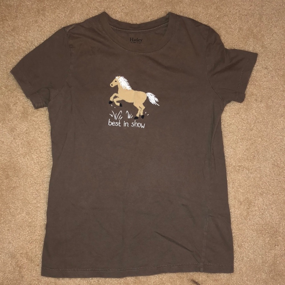 Hatley brown t-shirt size S